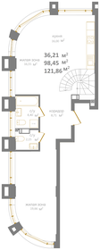 Квартира 98,5 м², 3-комнатная - изображение 1