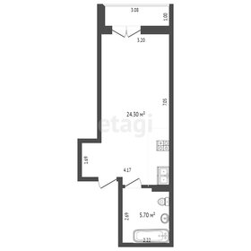 42 м², 1-комнатная квартира 3 200 000 ₽ - изображение 53