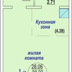 Квартира 39,4 м², студия - изображение 5