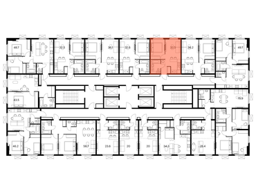 31 м², 1-комнатная квартира 5 200 000 ₽ - изображение 116