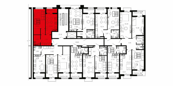 100,3 м², 3-комнатная квартира 13 545 900 ₽ - изображение 21
