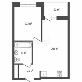 Квартира 38,7 м², 1-комнатная - изображение 1