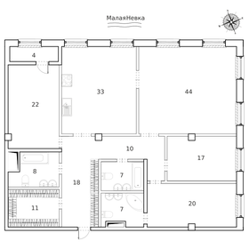 Квартира 201 м², 4-комнатная - изображение 1