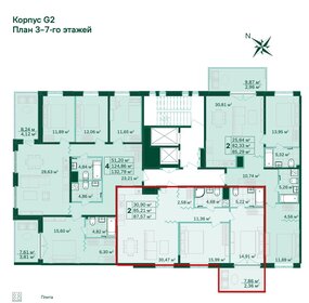 Квартира 87 м², 2-комнатная - изображение 1