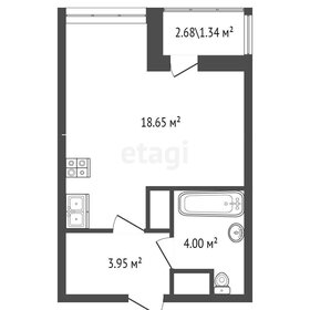 Квартира 28 м², студия - изображение 2