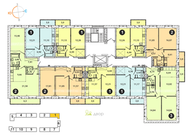 Квартира 34,3 м², 1-комнатная - изображение 2