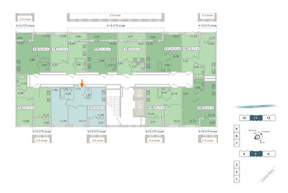 Квартира 53,9 м², 2-комнатная - изображение 2