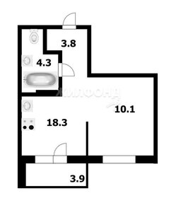 Квартира 40,4 м², студия - изображение 1