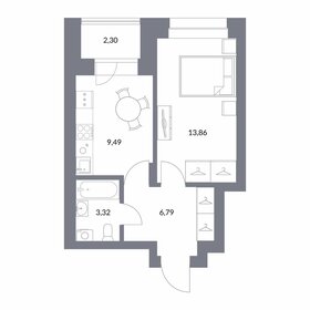 35,7 м², 1-комнатная квартира 8 600 000 ₽ - изображение 8