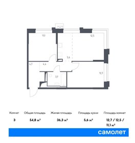 54,8 м², 2-комнатные апартаменты 22 410 012 ₽ - изображение 22