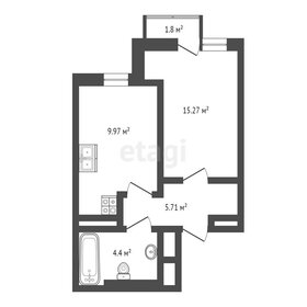 Квартира 37 м², 1-комнатная - изображение 1