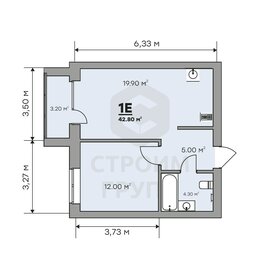 41,2 м², 1-комнатная квартира 4 074 600 ₽ - изображение 13