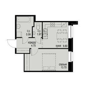 35,8 м², 1-комнатная квартира 11 700 000 ₽ - изображение 68