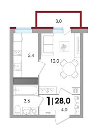 19 м², квартира-студия 2 162 000 ₽ - изображение 120