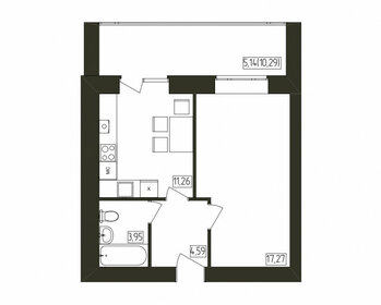 22 м², квартира-студия 1 350 000 ₽ - изображение 67
