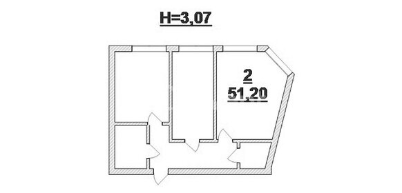 47,4 м², 2-комнатная квартира 3 600 000 ₽ - изображение 21