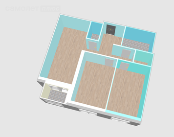 60 м², 2-комнатная квартира 7 300 000 ₽ - изображение 18