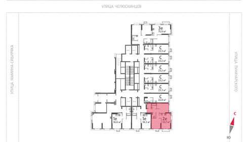 58,2 м², 2-комнатная квартира 9 294 540 ₽ - изображение 8