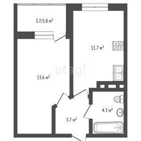 36,4 м², 1-комнатная квартира 5 290 000 ₽ - изображение 46