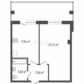 Квартира 40 м², 1-комнатная - изображение 2