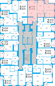 74,8 м², 4-комнатная квартира 8 267 610 ₽ - изображение 26