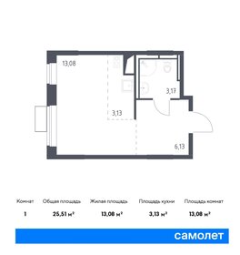 Квартира 25,5 м², студия - изображение 1