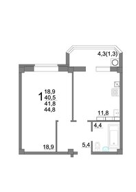 49 м², 2-комнатная квартира 5 350 000 ₽ - изображение 74