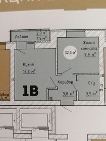 Квартира 32,5 м², 1-комнатная - изображение 1