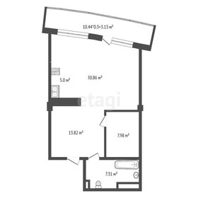Квартира 70,3 м², 1-комнатные - изображение 1