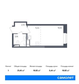 20,7 м², квартира-студия 5 823 999 ₽ - изображение 33