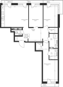 105 м², 4-комнатная квартира 20 250 000 ₽ - изображение 132