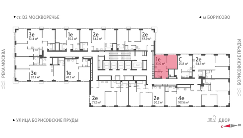 32,9 м², 1-комнатная квартира 14 858 824 ₽ - изображение 38