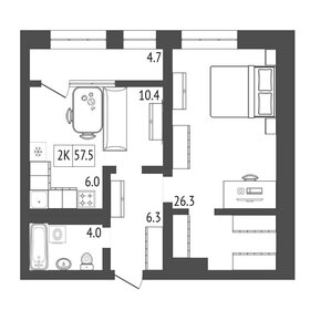 60,9 м², 2-комнатная квартира 6 450 000 ₽ - изображение 7