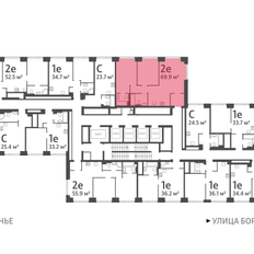 Квартира 69,9 м², 2-комнатная - изображение 2