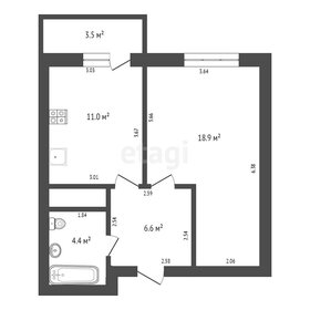 36,9 м², 1-комнатная квартира 4 100 000 ₽ - изображение 53