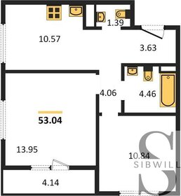 58,2 м², 3-комнатная квартира 7 500 000 ₽ - изображение 89