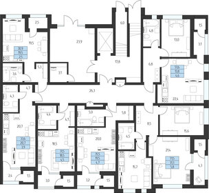 69,7 м², 2-комнатная квартира 18 099 500 ₽ - изображение 34