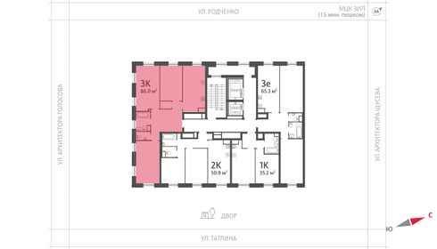 86,3 м², 3-комнатная квартира 43 650 108 ₽ - изображение 34