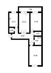 Квартира 100,7 м², 3-комнатная - изображение 5