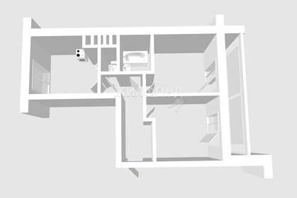 Квартира 54,4 м², 2-комнатная - изображение 2