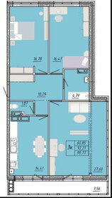 86,2 м², 3-комнатная квартира 5 700 000 ₽ - изображение 75