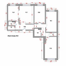 Квартира 96,4 м², 4-комнатная - изображение 5