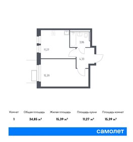 35 м², 1-комнатная квартира 999 000 000 ₽ - изображение 47