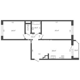 Квартира 67,5 м², 2-комнатная - изображение 1