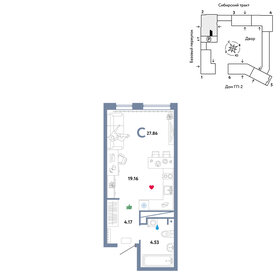 27,9 м², квартира-студия 4 000 000 ₽ - изображение 46