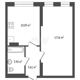 Квартира 34,8 м², 1-комнатная - изображение 1