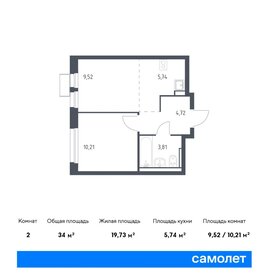 34 м², 1-комнатная квартира 7 300 000 ₽ - изображение 41