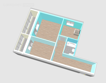 47,4 м², 2-комнатная квартира 5 800 000 ₽ - изображение 33