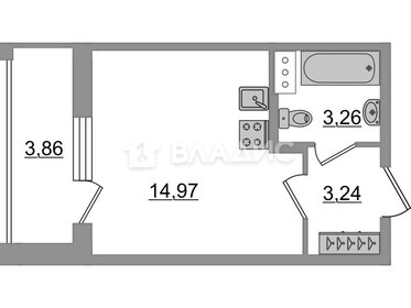 Квартира 23,4 м², студия - изображение 1