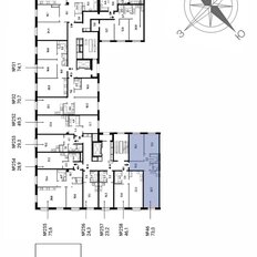 Квартира 73 м², 2-комнатная - изображение 2